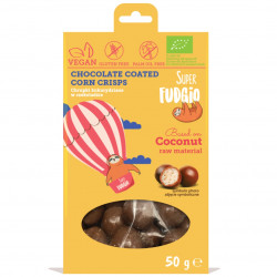 Super Fudgio Chocolate Coated Corn Crisps ORGANIC 8x50g